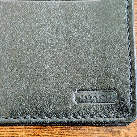 COACH Leather Bifold Wallet - Picture 2 of 7